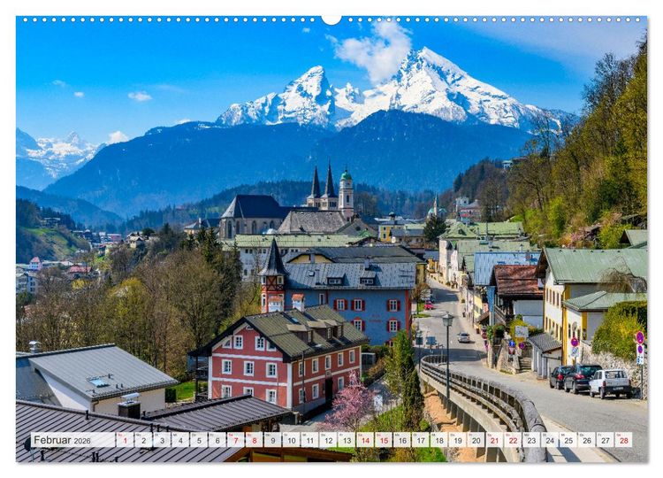 Produktbild: Urlaub im Berchtesgadener Land (Wandkalender 2026 DIN A2 quer), CALVENDO Monatskalender