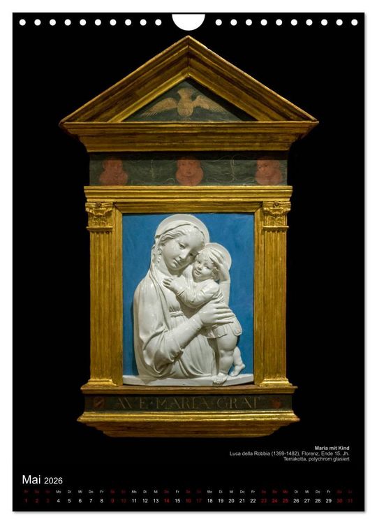Produktbild: Maria - Mutter Gottes (Wandkalender 2026 DIN A4 hoch), CALVENDO Monatskalender