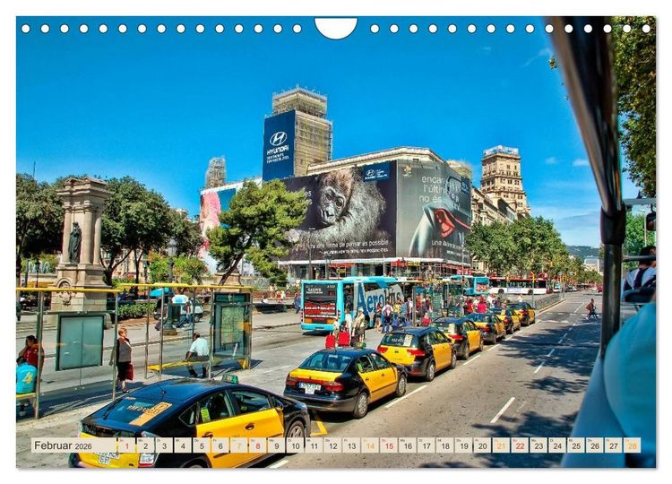 Produktbild: Hallo Taxi - einmal um die Welt (Wandkalender 2026 DIN A4 quer), CALVENDO Monatskalender