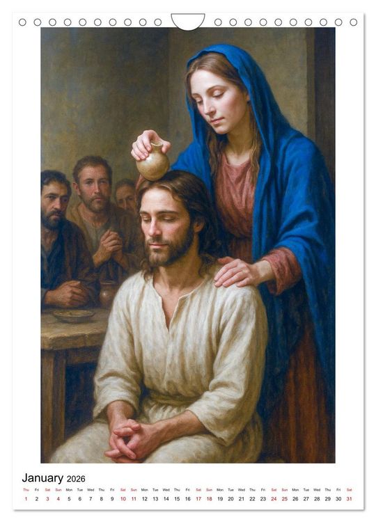 Produktbild: The Way of the Son of Man (Wall Calendar 2026 DIN A4 portrait), CALVENDO 12 Month Wall Calendar