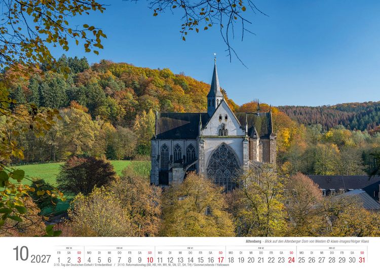 Produktbild: Altenberg 2027 Bildkalender A3 Spiralbindung