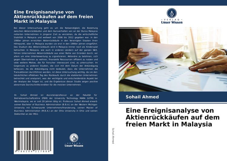 Produktbild: Eine Ereignisanalyse von Aktienr&uuml;ckk&auml;ufen auf dem freien Markt in Malaysia