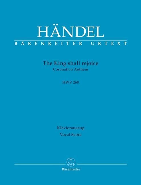Produktbild: H&auml;ndel, G: King shall rejoice/Klavierauszug