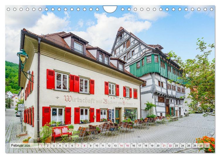 Produktbild: Blaubeuren Impressionen (Wandkalender 2026 DIN A4 quer), CALVENDO Monatskalender