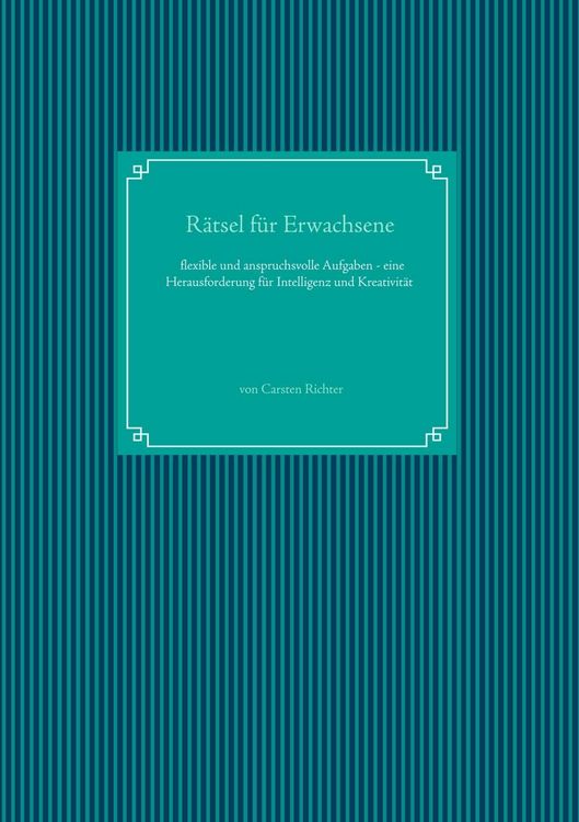 Produktbild: R&auml;tsel f&uuml;r Erwachsene