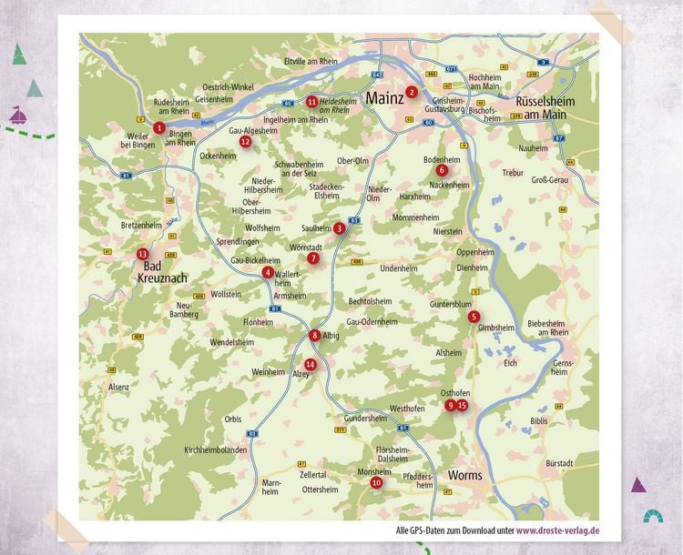 Produktbild: Rheinhessen. Radeln f&uuml;r die Seele