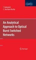 Produktbild: An Analytical Approach to Optical Burst Switched Networks