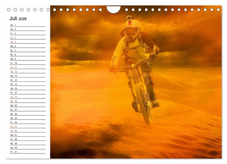 Produktbild: Mountainbike Trails (Wandkalender 2026 DIN A4 quer), CALVENDO Monatskalender