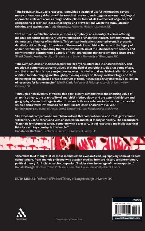 Produktbild: The Bloomsbury Companion to Anarchism