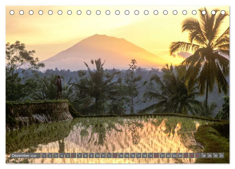 Produktbild: Peter Fischer - Bali 2026 (Tischkalender 2026 DIN A5 quer), CALVENDO Monatskalender
