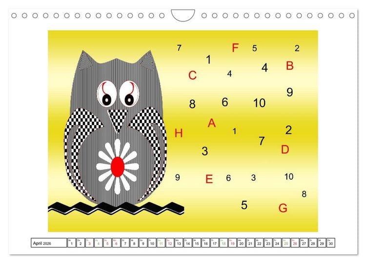 Produktbild: R&auml;tselspa&szlig; f&uuml;r Kinder ab 4 Jahren (Wandkalender 2026 DIN A4 quer), CALVENDO Monatskalender