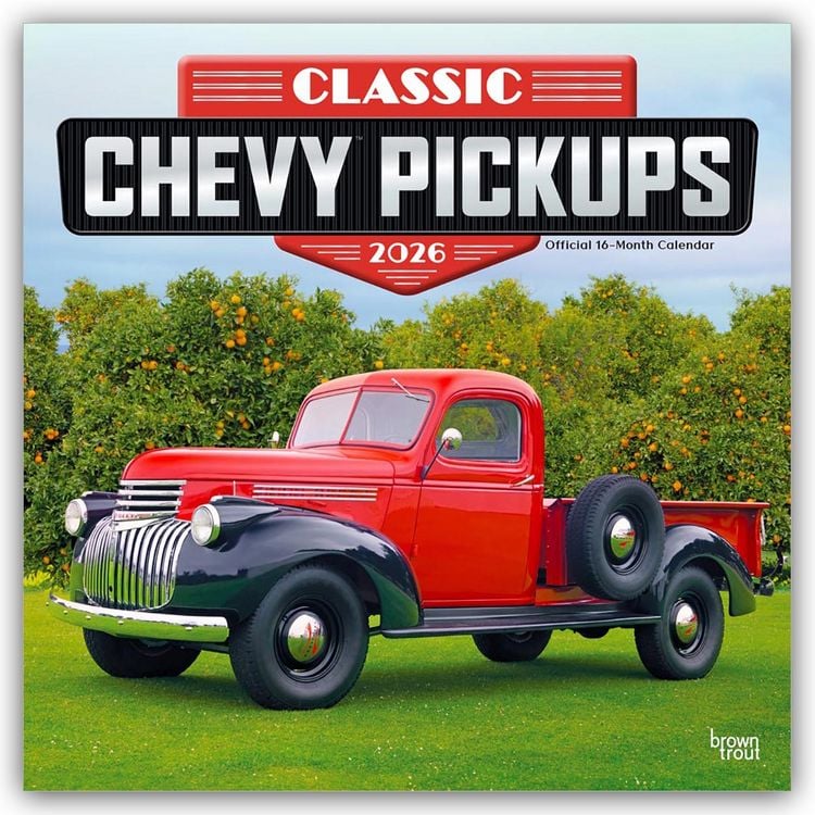 Produktbild: Classic Chevy Pickups – Klassischer Chevy Pickup 2026 – 16-Monatskalender