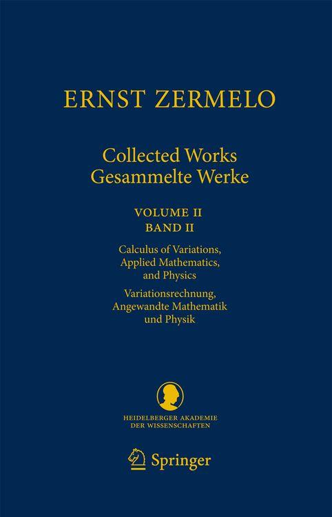 Produktbild: Ernst Zermelo - Collected Works/Gesammelte Werke II