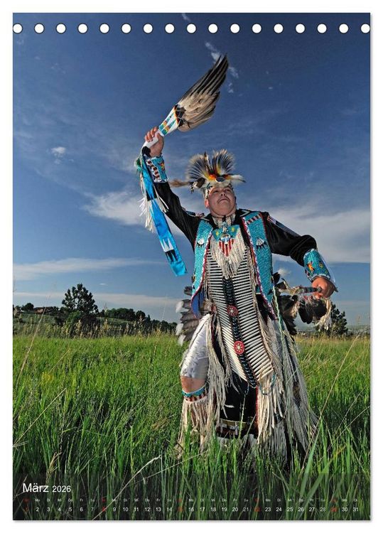 Produktbild: INDIANER Portrait Collection 2 (Tischkalender 2026 DIN A5 hoch), CALVENDO Monatskalender