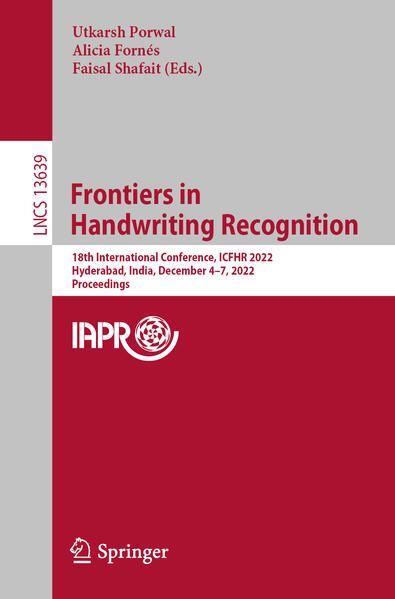Produktbild: Frontiers in Handwriting Recognition