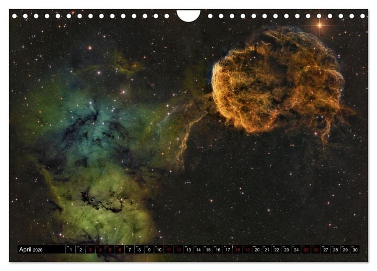 Produktbild: Deep-Sky Fotografie (Wandkalender 2026 DIN A4 quer), CALVENDO Monatskalender