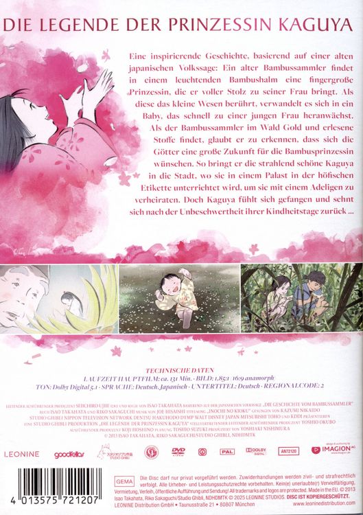 Produktbild: Die Legende der Prinzessin Kaguya - White Edition