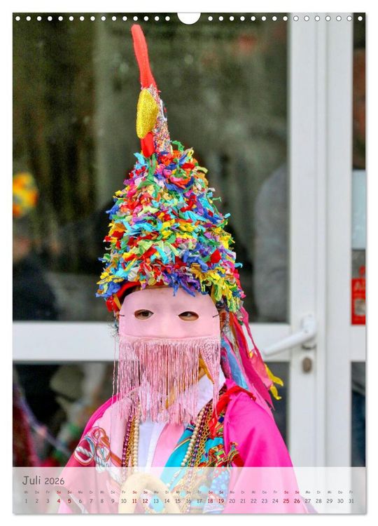 Produktbild: Karneval in Galicien (Wandkalender 2026 DIN A3 hoch), CALVENDO Monatskalender