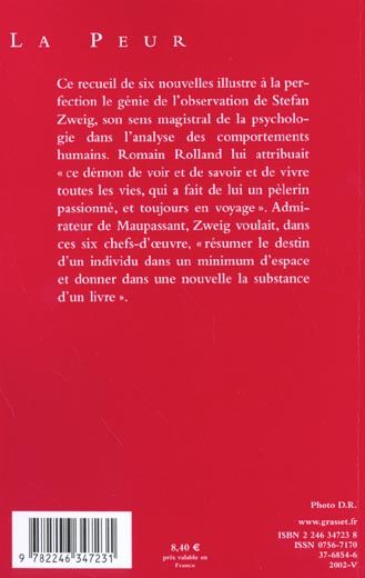 Produktbild: La peur