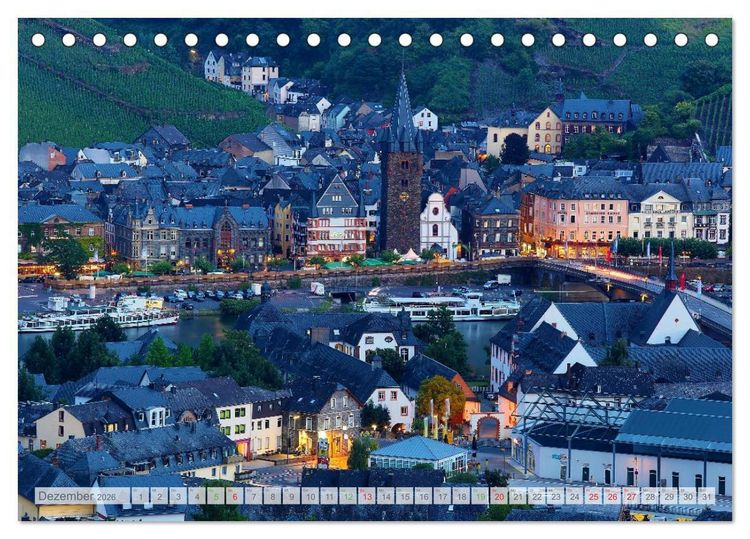 Produktbild: BERNKASTEL-KUES (Tischkalender 2026 DIN A5 quer), CALVENDO Monatskalender
