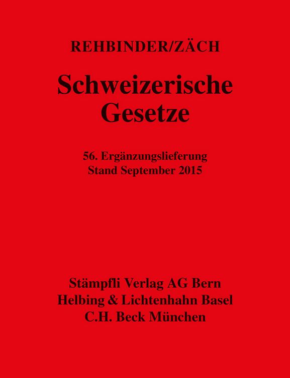 Produktbild: Schweizerische Gesetze