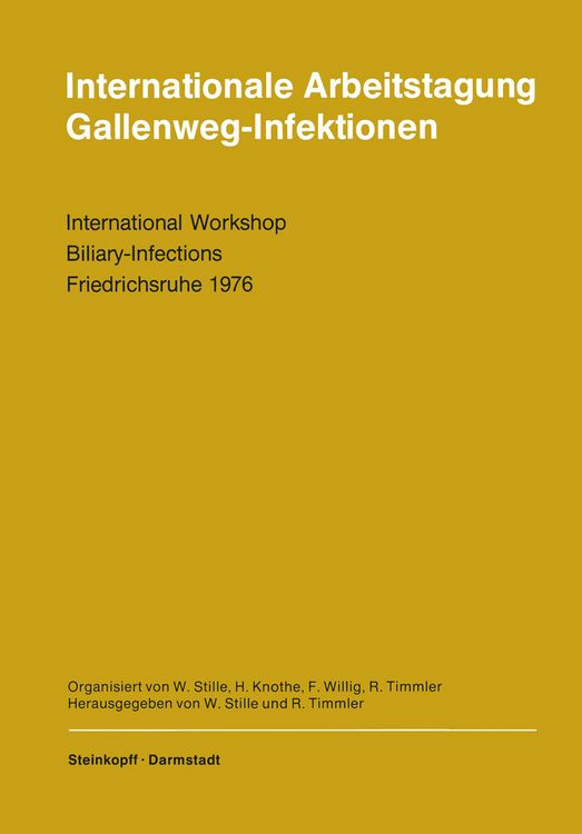 Produktbild: Internationale Arbeitstagung Gallenweg-Infektionen