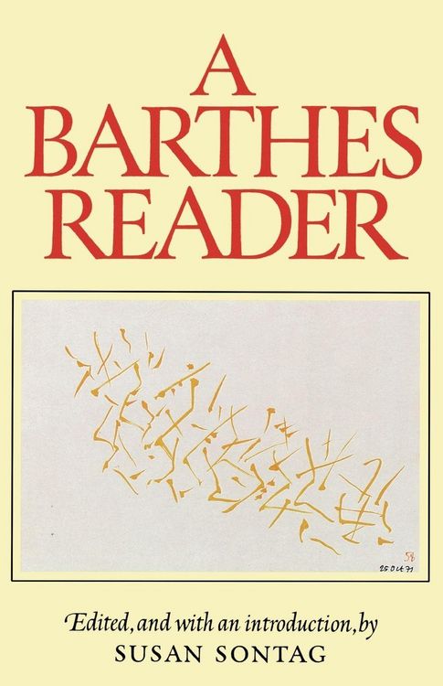 Produktbild: A Barthes Reader