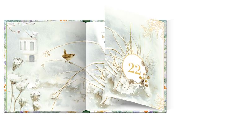 Produktbild: Adventskalenderbuch: Die Schneek&ouml;nigin (M. Bastin)