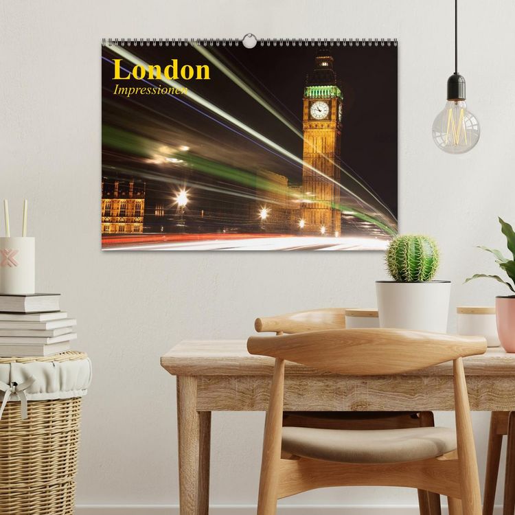 Produktbild: London &bull; Impressionen (Wandkalender 2026 DIN A3 quer), CALVENDO Monatskalender