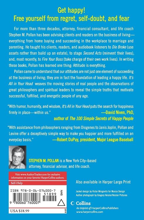 Produktbild: It's All in Your Head (Thinking Your Way to Happiness)
