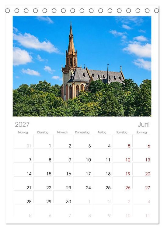Produktbild: Tischplaner 2027 - Bingen - Idylle am Rhein (A5 Tischkalender zum Aufstellen) CALVENDO
