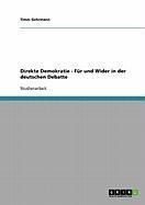 Produktbild: Direkte Demokratie - F&uuml;r und Wider in der deutschen Debatte