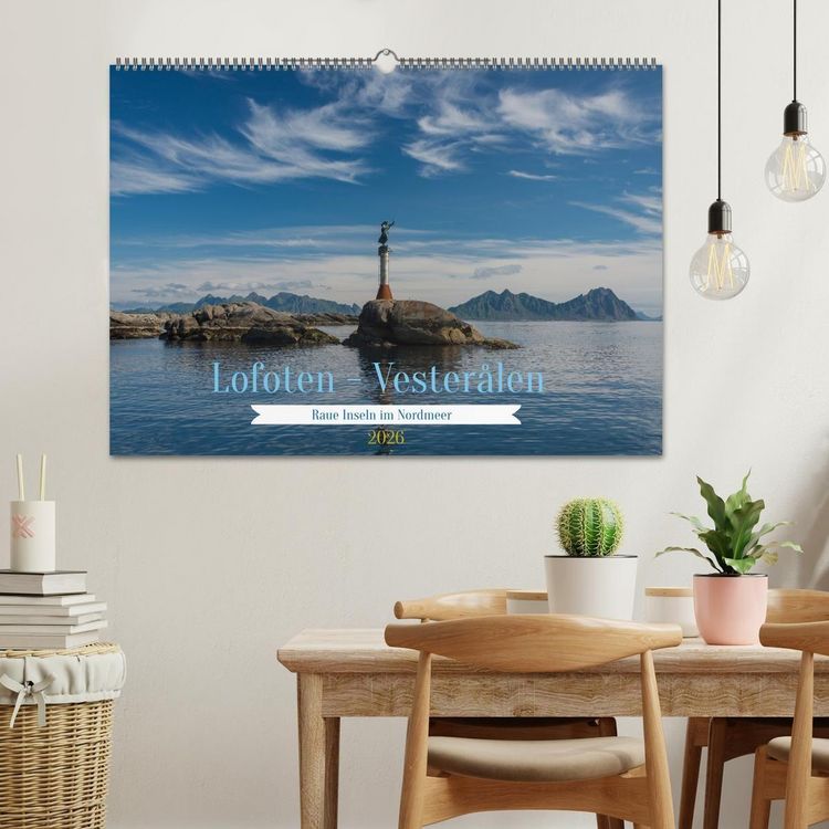 Produktbild: Lofoten Vester&aring;len (Wandkalender 2026 DIN A2 quer), CALVENDO Monatskalender