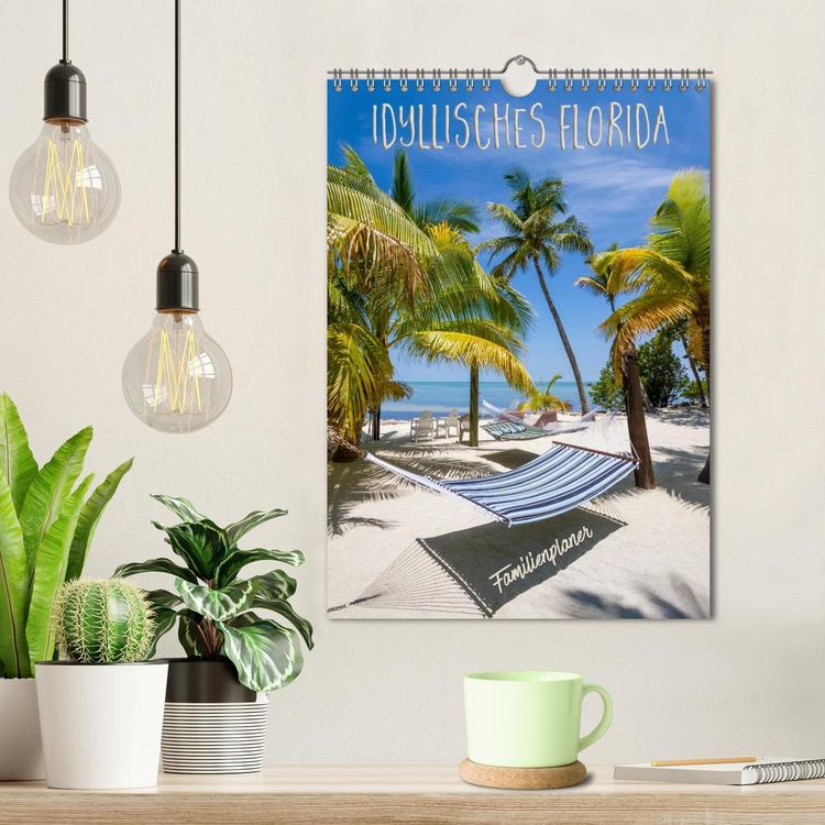 Produktbild: Idyllisches Florida / Familienplaner (Wandkalender 2026 DIN A4 hoch), CALVENDO Monatskalender