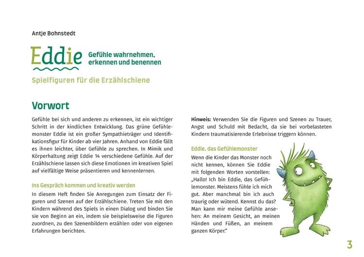 Produktbild: Eddie. Gef&uuml;hle wahrnehmen, erkennen und benennen. Erz&auml;hlschienen-Figurenset