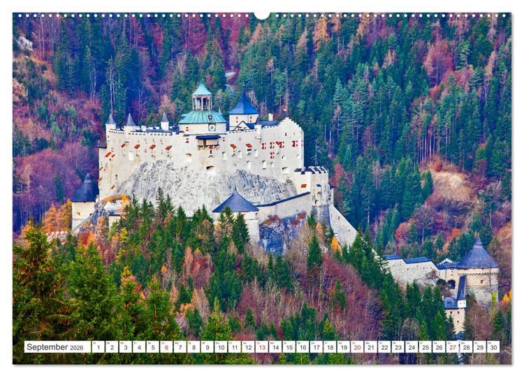 Produktbild: Die Festung Hohenwerfen (Wandkalender 2026 DIN A2 quer), CALVENDO Monatskalender