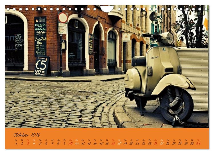 Produktbild: Vespa Liebe (Wandkalender 2026 DIN A4 quer), CALVENDO Monatskalender