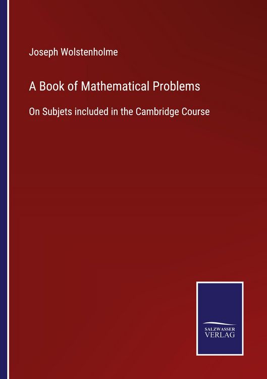 Produktbild: A Book of Mathematical Problems
