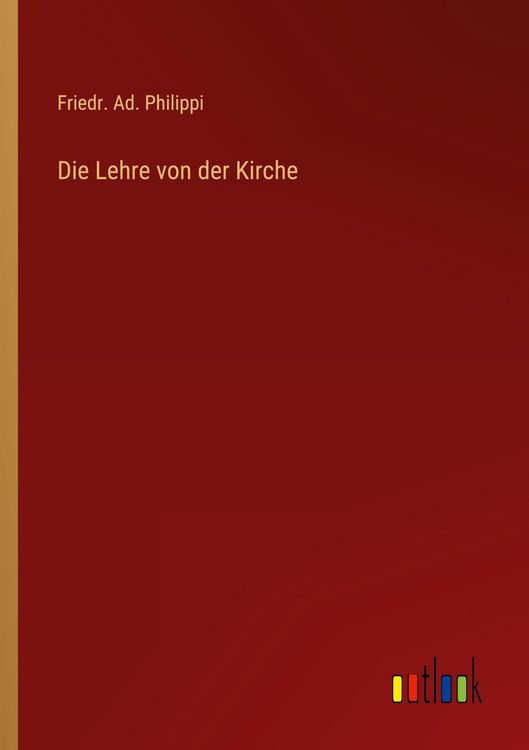Produktbild: Die Lehre von der Kirche