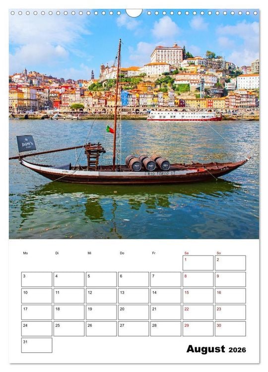 Produktbild: Porto - ein Traumreiseziel (Wandkalender 2026 DIN A3 hoch), CALVENDO Monatskalender