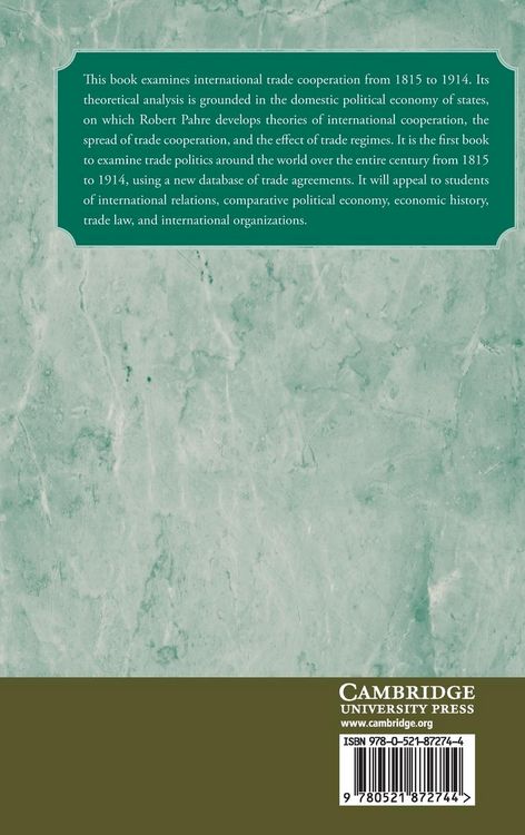 Produktbild: Politics and Trade Cooperation in the Nineteenth Century