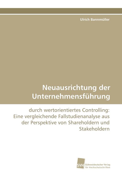 Produktbild: Neuausrichtung der Unternehmensf&uuml;hrung
