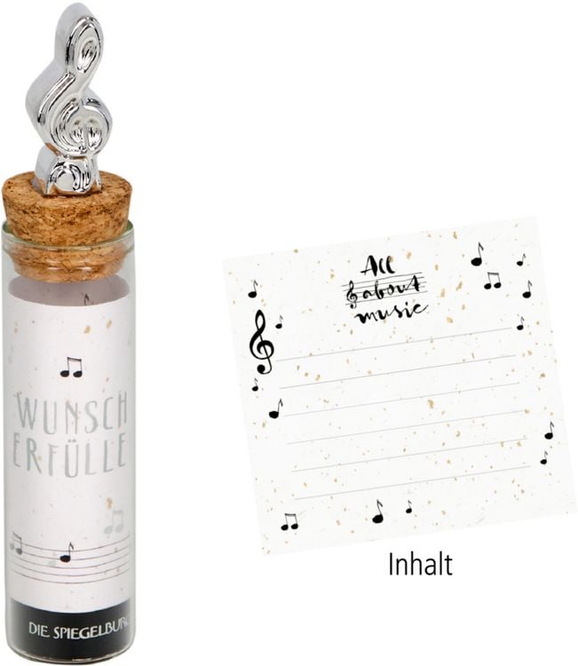 Produktbild: Wunscherf&uuml;ller Notenschl&uuml;ssel - All about music, sort.