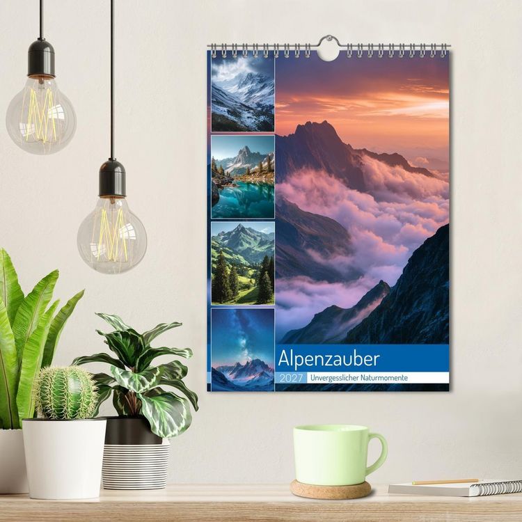 Produktbild: Alpenzauber (Wandkalender 2027 DIN A4 hoch), CALVENDO Monatskalender