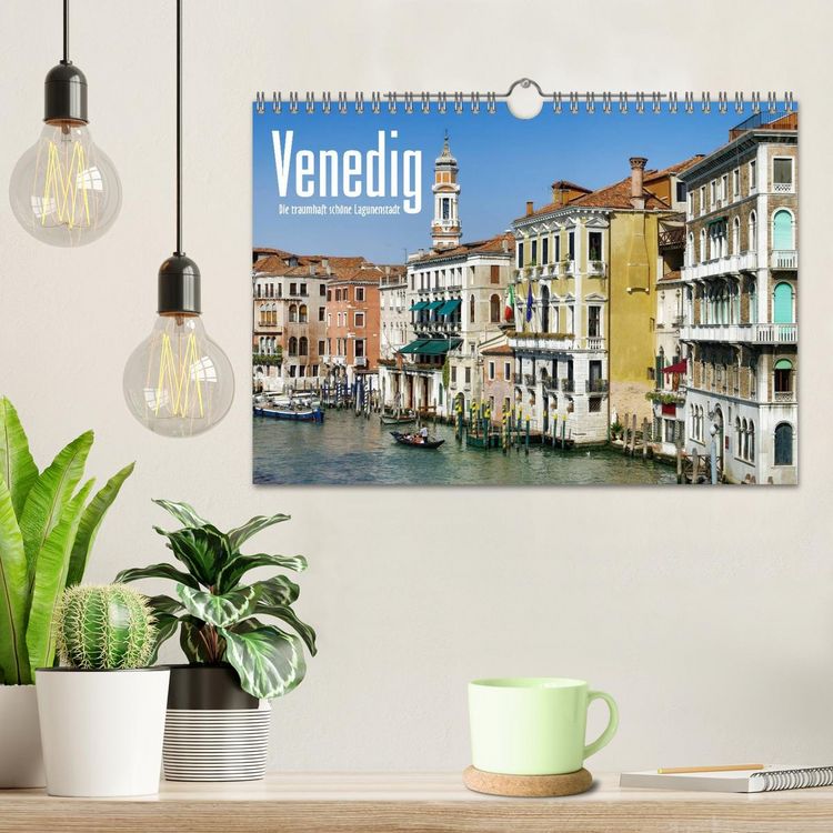 Produktbild: Venedig - Die traumhaft sch&ouml;ne Lagunenstadt (Wandkalender 2026 DIN A4 quer), CALVENDO Monatskalender