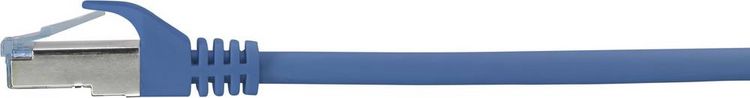 Produktbild: Renkforce RF-5056418 RJ45 Patchkabel CAT 6a S/FTP 20.00 m Blau mit Rastnasenschutz, Flammwidrig 1 St.