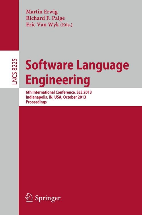 Produktbild: Software Language Engineering