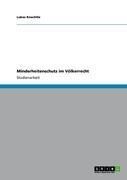 Produktbild: Minderheitenschutz im V&ouml;lkerrecht