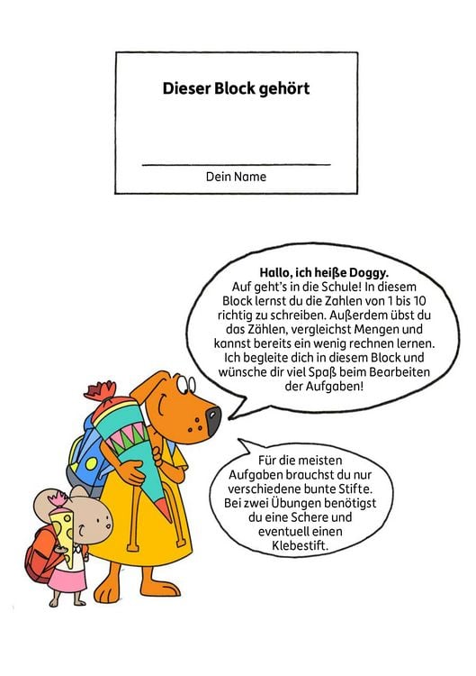 Produktbild: Schulstart-Block ab 6 Jahre &ndash; Zahlen schreiben, z&auml;hlen und rechnen