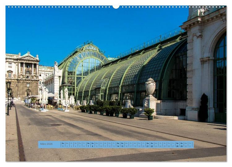 Produktbild: Wien f&uuml;r Liebhaber und Interessierte (hochwertiger Premium Wandkalender 2026 DIN A2 quer), Kunstdruck in Hochglanz